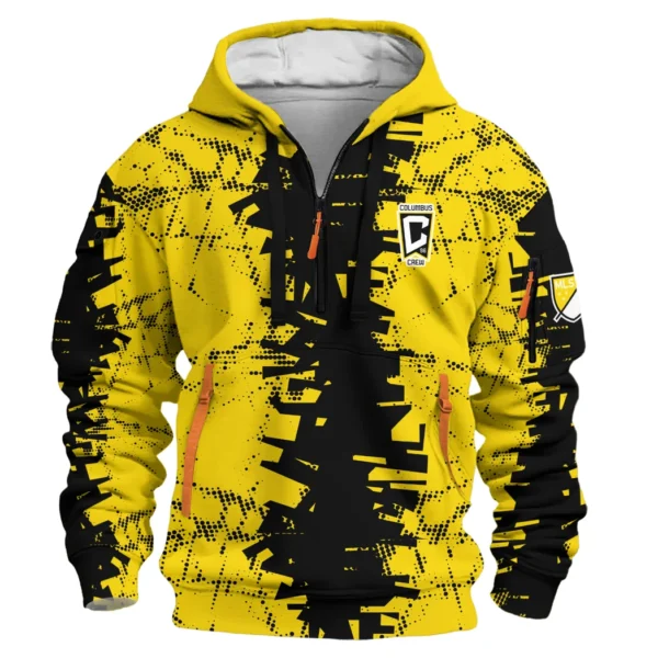 Urban Streetwear Hoodie, Half-Zip with Exclusive Logo HVN1066 - Image 2