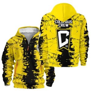 Urban Streetwear Hoodie, Half-Zip with Exclusive Logo HVN1066