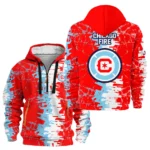 Performance Hoodie Half Zipper, Fan Edition Logo HVN1066