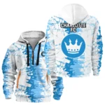 Outdoor Half-Zip Hoodie, Team Spirit Logo Design HVN1066