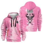Street-Style Hoodie Half Zipper, Modern Sports Logo HVN1066