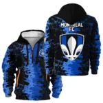 Training Hoodie Half Zipper, Fan-Friendly Logo Design HVN1066
