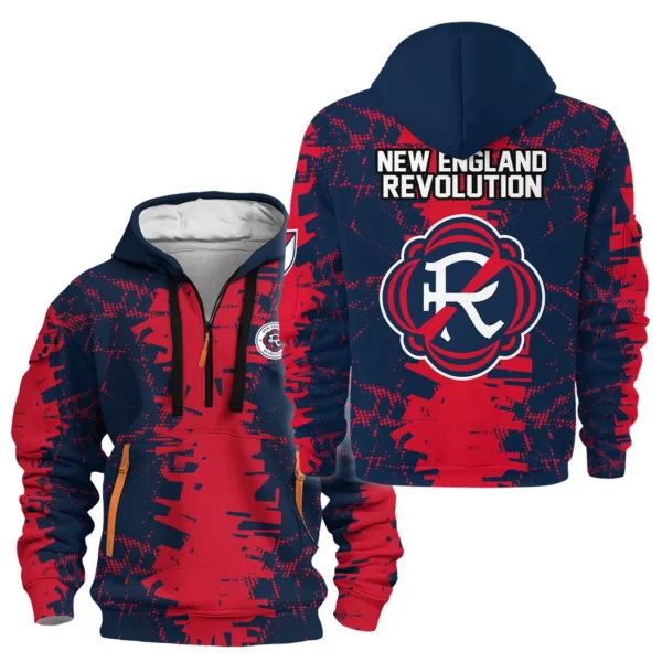 Fan Gift Hoodie Half Zipper, Sports-Inspired Logo Design HVN1066