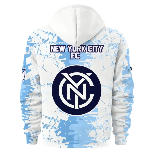 Casual Sports Hoodie Half Zipper, Modern Logo Detail Printing HVN1066 - Image 3