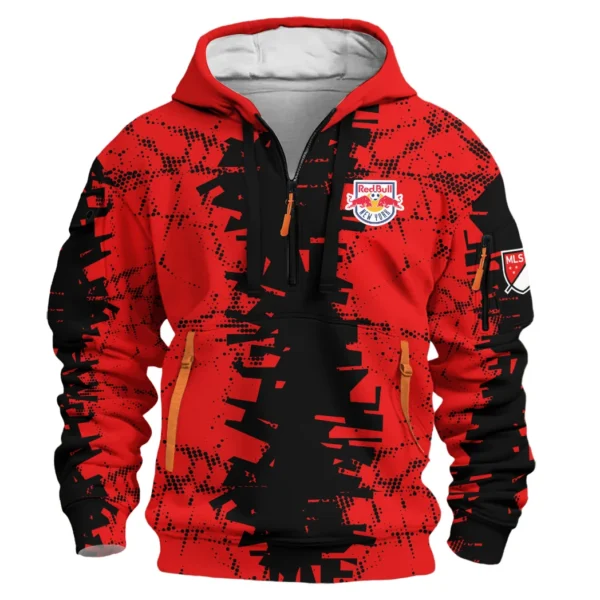 Urban Streetwear Hoodie, Half-Zip with Exclusive Logo HVN1066 - Image 2
