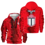 Outdoor Half-Zip Hoodie, Team Spirit Logo Design HVN1066