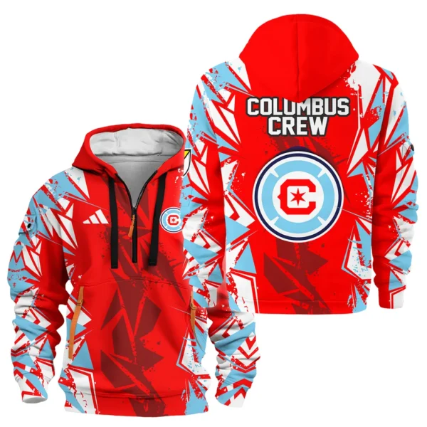 Training Hoodie Half Zipper, Fan-Friendly Logo Design HVN1068