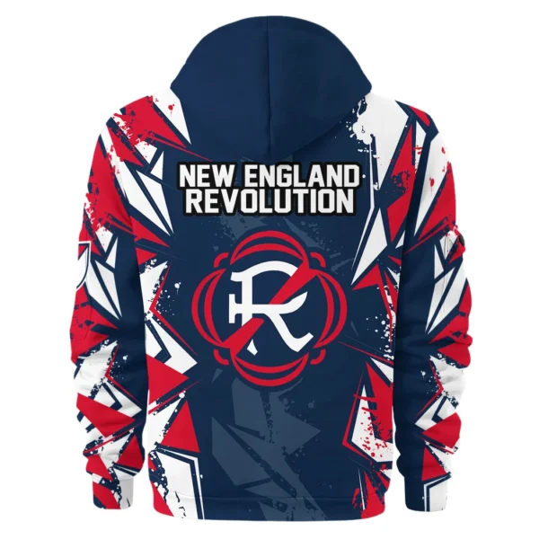 Everyday Hoodie Half Zipper, Athletic-Inspired Logo HVN1068 - Image 3