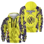 Outdoor Half-Zip Hoodie, Team Spirit Logo Design HVN1068