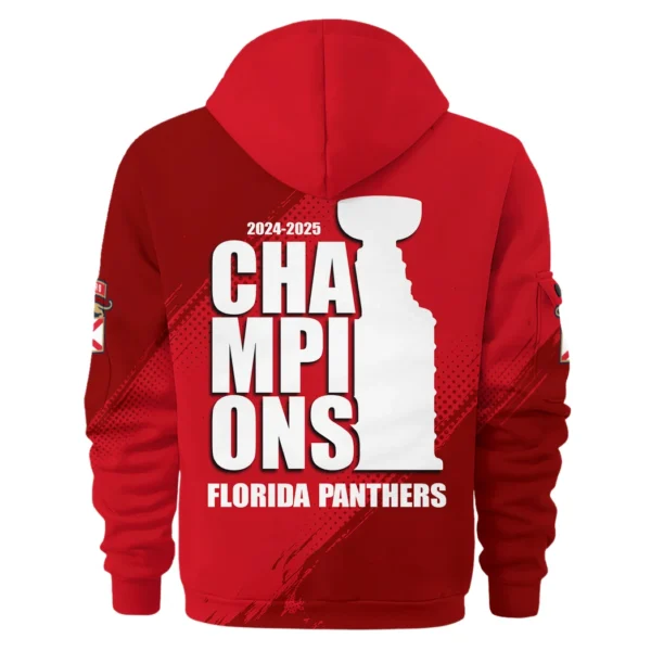 Everyday Hoodie Half Zipper, Athletic-Inspired Logo HVN1074 - Image 3