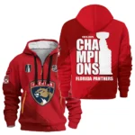 Everyday Hoodie Half Zipper, Athletic-Inspired Logo HVN1074