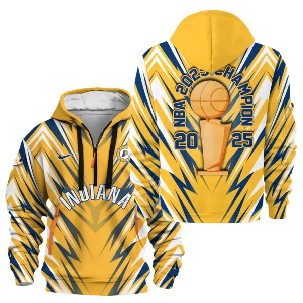 Lightweight Sports Hoodie Half Zipper, Unique Logo Print HVN1076