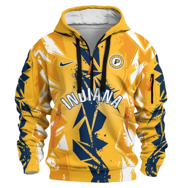 Training Hoodie Half Zipper, Fan-Friendly Logo Design HVN1077 - Image 2