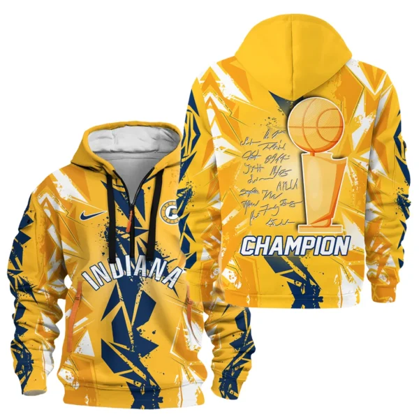 Training Hoodie Half Zipper, Fan-Friendly Logo Design HVN1077