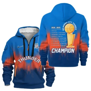 Casual Sports Hoodie Half Zipper, Modern Logo Detail Printing HVN1078