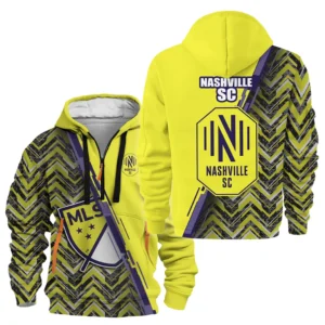 Casual Sports Hoodie Half Zipper, Modern Logo Detail Printing HVN1081