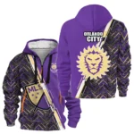 Everyday Hoodie Half Zipper, Athletic-Inspired Logo HVN1081