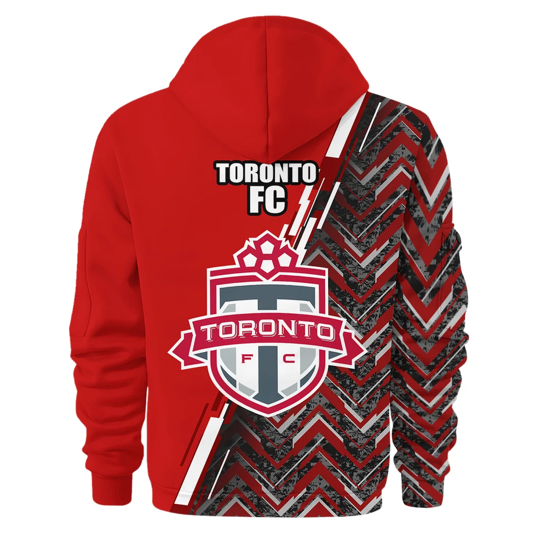 Lightweight Sports Hoodie Half Zipper, Unique Logo Print HVN1081 - Image 3