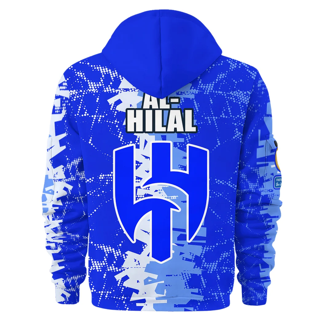 Training Hoodie Half Zipper, Fan-Friendly Logo Design HVN1082 - Image 3