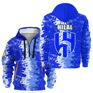 Training Hoodie Half Zipper, Fan-Friendly Logo Design HVN1082