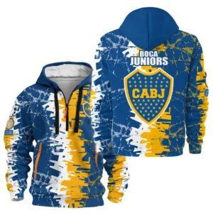 Urban Streetwear Hoodie, Half-Zip with Exclusive Logo HVN1082