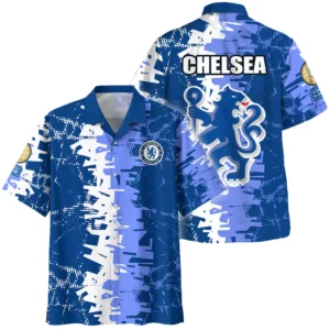 London Blue Army Hawaiian Shirt, Tailgate Vibe Button Shirt HVN1082CH