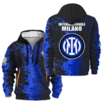 Street-Style Hoodie Half Zipper, Modern Sports Logo HVN1082