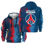 Casual Sports Hoodie Half Zipper, Modern Logo Detail Printing HVN1082