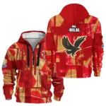 Urban Streetwear Hoodie, Half-Zip with Exclusive Logo HVN1083