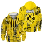 Lightweight Sports Hoodie Half Zipper, Unique Logo Print HVN1083