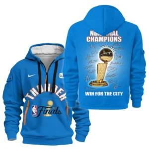 Casual Sports Hoodie Half Zipper, Modern Logo Detail Printing HVN1085