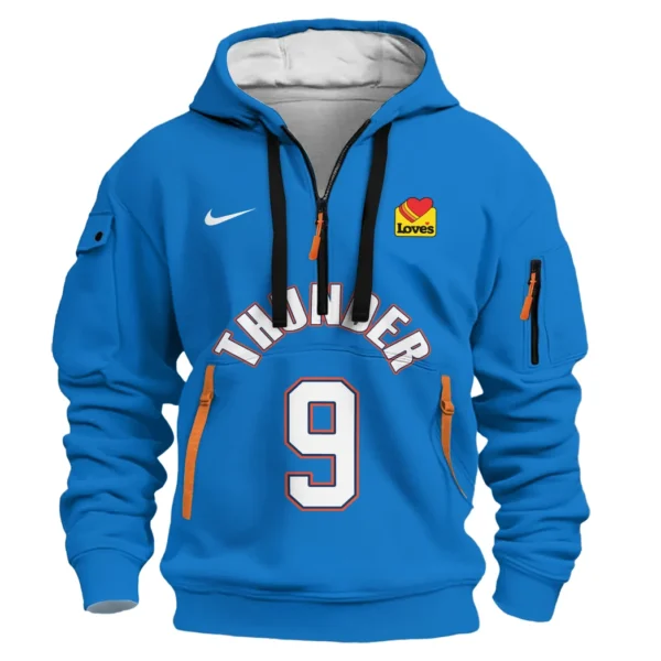 Performance Hoodie Half Zipper, Fan Edition Logo HVN1087 - Image 2