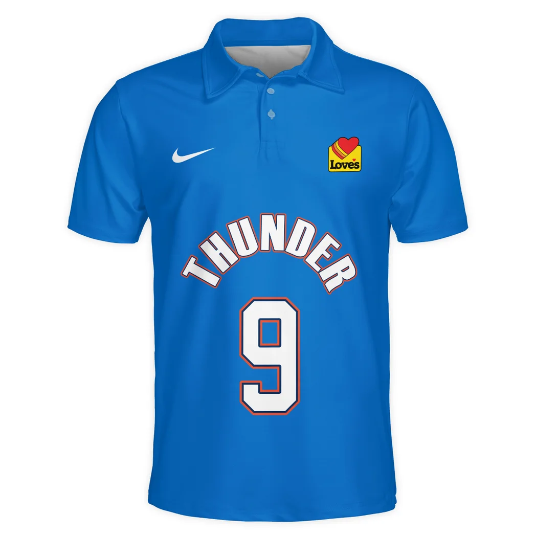 Ball Focus Polo Shirt, Casual Sport Fan Polo HVN1087AC - Image 2