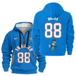 Everyday Hoodie Half Zipper, Athletic-Inspired Logo HVN1087
