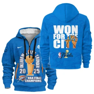 Athletic Half-Zip Hoodie, Team-Style Logo Print Hoodie Gift For Football Fans HVN1089