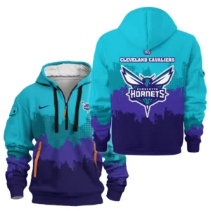 Athletic Half-Zip Hoodie, Team-Style Logo Print Hoodie Gift For Football Fans HVN1094