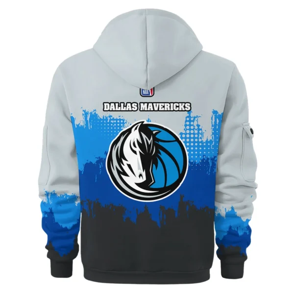 Casual Sports Hoodie Half Zipper, Modern Logo Detail Printing HVN1094 - Image 3