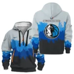 Casual Sports Hoodie Half Zipper, Modern Logo Detail Printing HVN1094