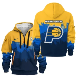 Lightweight Sports Hoodie Half Zipper, Unique Logo Print HVN1094