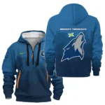 Urban Streetwear Hoodie, Half-Zip with Exclusive Logo HVN1094