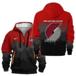 Fan Gift Hoodie Half Zipper, Sports-Inspired Logo Design HVN1094