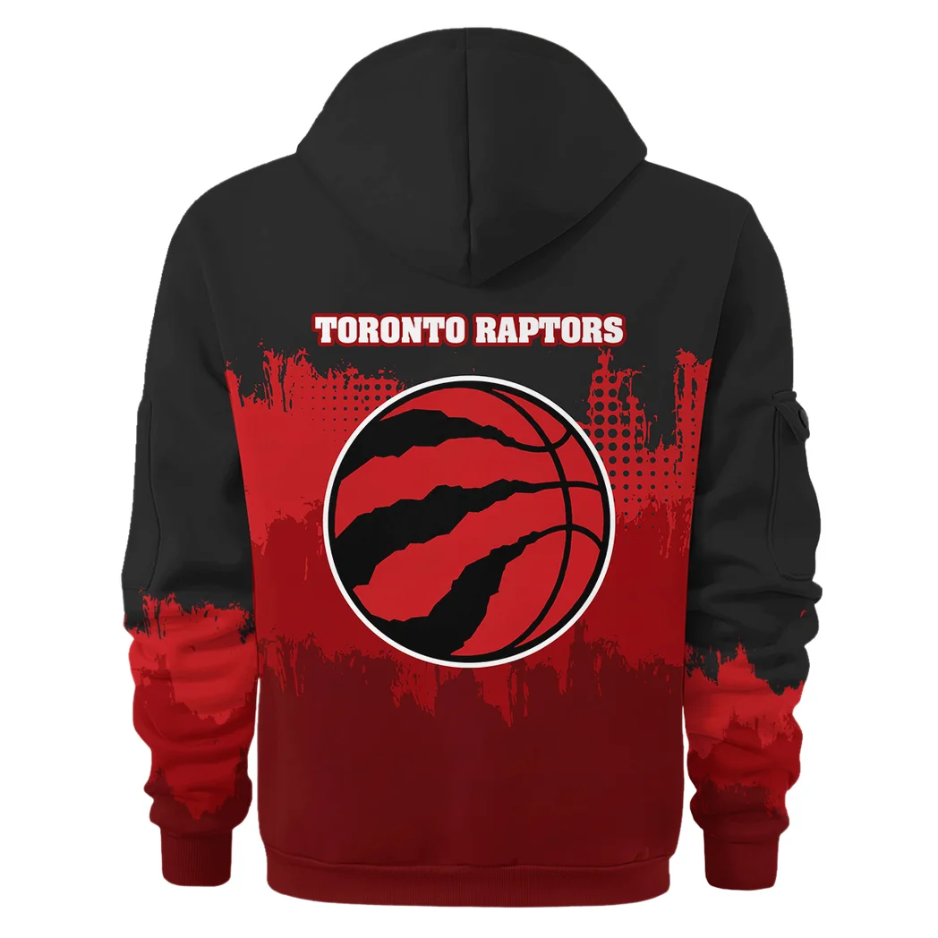 Urban Streetwear Hoodie, Half-Zip with Exclusive Logo HVN1094 - Image 3