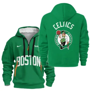 Casual Sports Hoodie Half Zipper, Modern Logo Detail Printing HVN1095