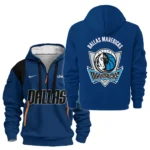 Outdoor Half-Zip Hoodie, Team Spirit Logo Design HVN1095
