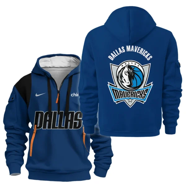 Outdoor Half-Zip Hoodie, Team Spirit Logo Design HVN1095