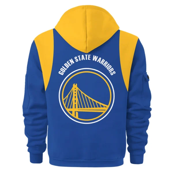 Lightweight Sports Hoodie Half Zipper, Unique Logo Print HVN1095 - Image 3