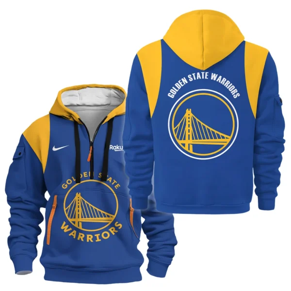 Lightweight Sports Hoodie Half Zipper, Unique Logo Print HVN1095