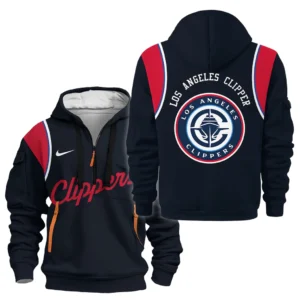 Training Hoodie Half Zipper, Fan-Friendly Logo Design HVN1095