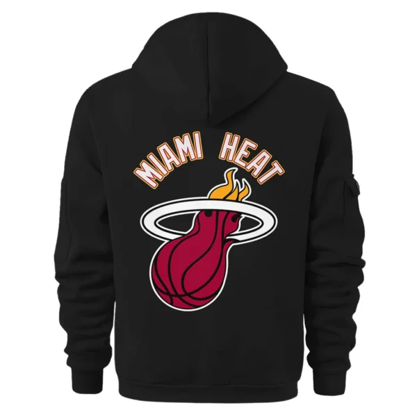 Casual Sports Hoodie Half Zipper, Modern Logo Detail Printing HVN1095 - Image 3