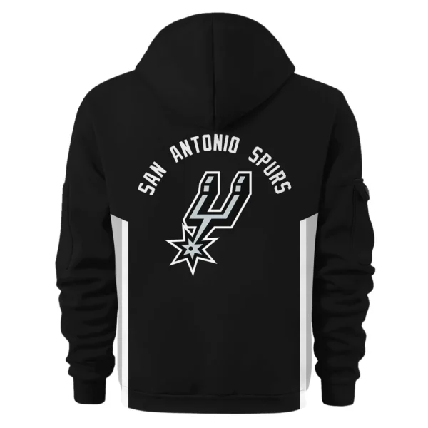 Everyday Hoodie Half Zipper, Athletic-Inspired Logo HVN1095 - Image 3